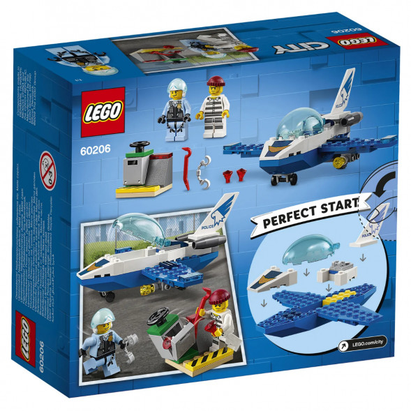 Конструктор LEGO City Police 60206 Воздушная полиция: патрульный самолет в Мытище