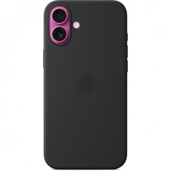 Чехол Apple для iPhone 16 Plus Silicone MagSafe, черный (MYY93ZM/A) в Мытище
