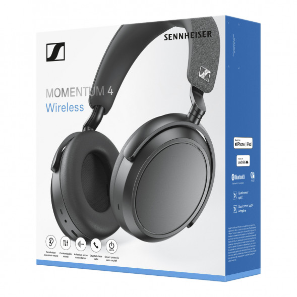 Беспроводные наушники Sennheiser Momentum 4 Wireless, Graphite в Мытище