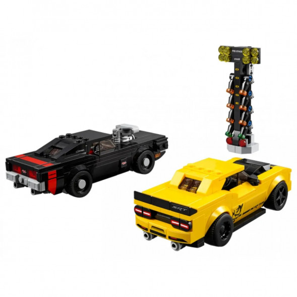 Конструктор LEGO Speed Champions 75893 2018 Dodge Challenger SRT Demon и 1970 Dodge Charger R/T в Мытище