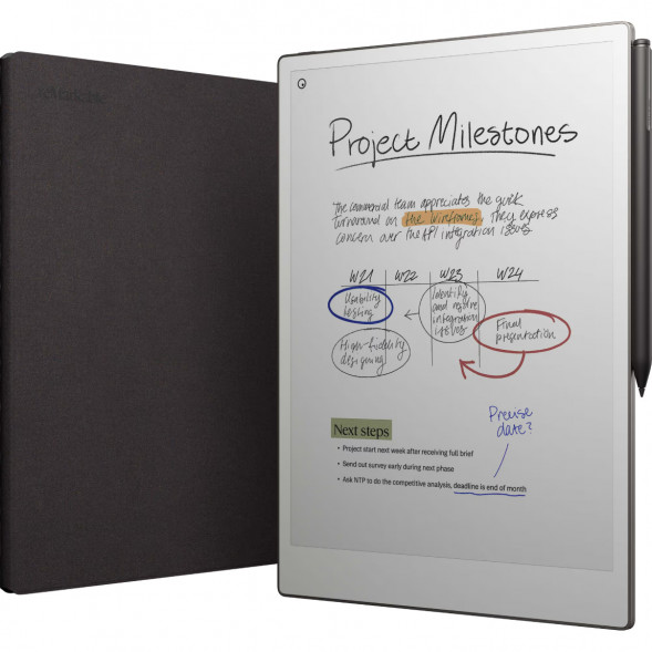 Графический планшет reMarkable Paper Pro + Стилус MarkerPlus + Чехол Book Folio Pro (Basalt) в Мытище