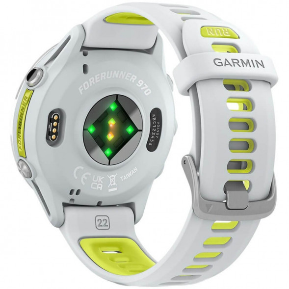 Умные часы Garmin Forerunner 970 Titanium Whitestone/Translucent Amp Yellow Band 010-02969-11 в Мытище