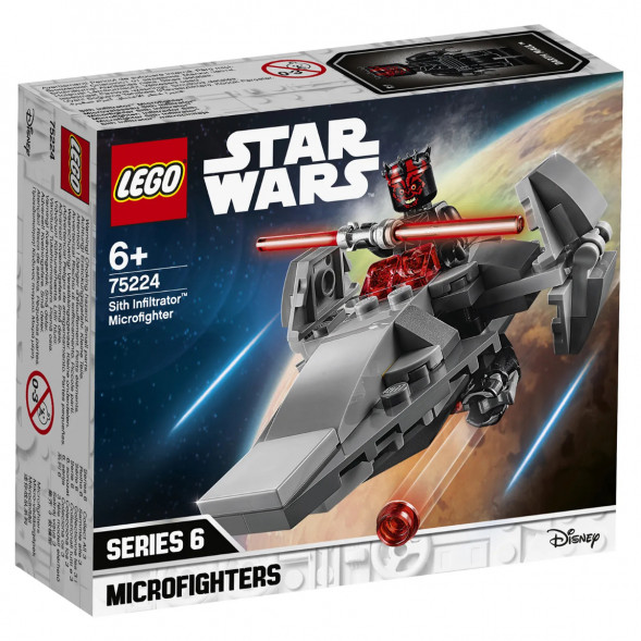 Конструктор LEGO Star Wars 75224 Микрофайтеры Корабль-лазутчик ситхов в Мытище
