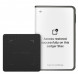 Аппаратный холодный криптокошелек Ledger Stax c чехлом Magnet Shell Black + Recovery Key в Мытище