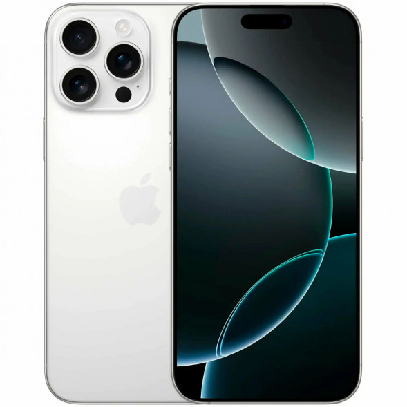 Смартфон Apple iPhone 16 Pro Max (nano SIM+eSIM) 512ГБ, White Titanium в Мытище