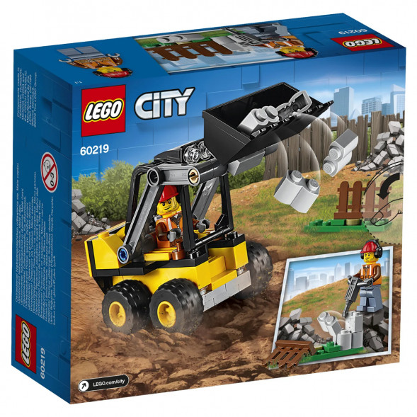Конструктор LEGO City Great Vehicles 60219 Строительный погрузчик в Мытище