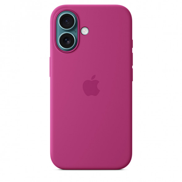 Чехол Apple для iPhone 16 Plus Silicone MagSafe, Fuchsia (MYYE3ZM/A) в Мытище