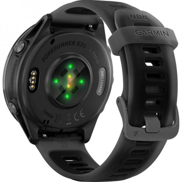 Умные часы Garmin Forerunner 570 47 мм Slate Grey Aluminium/Translucent Black 010-02971-00 в Мытище
