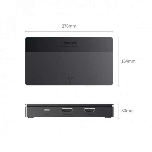 Карта видеозахвата UGREEN CM630 HDMI 4K60Hz в Мытище