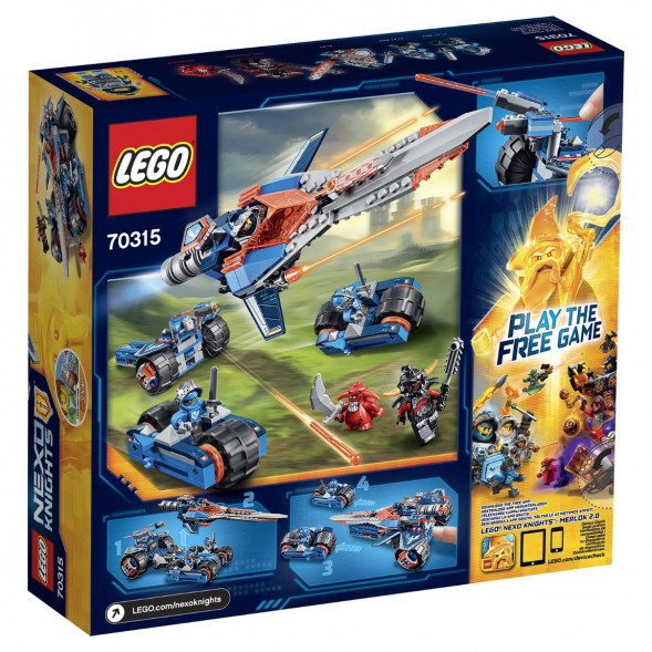 Конструктор LEGO Nexo Knights 70315 Устрашающий разрушитель Клэя в Мытище