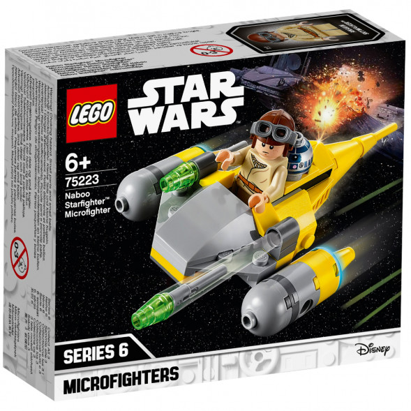 Конструктор LEGO Star Wars 75223 Микрофайтеры: Истребитель с планеты Набу в Мытище