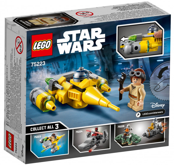 Конструктор LEGO Star Wars 75223 Микрофайтеры: Истребитель с планеты Набу в Мытище