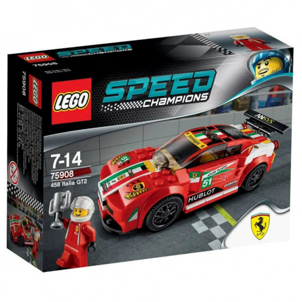 Конструктор LEGO Speed Champions 75908 Феррари 458 Италия GT2 в Мытище