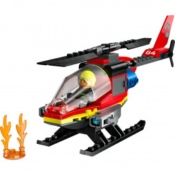 Конструктор LEGO City 60411 Пожарно-спасательный вертолет