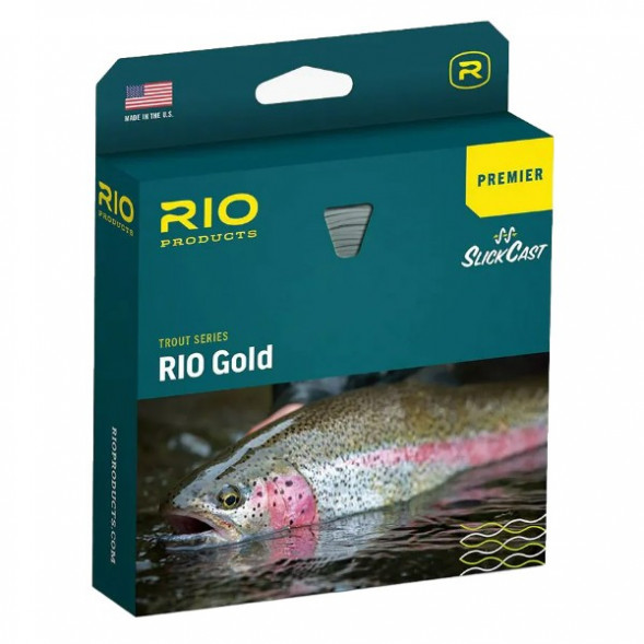 Леска RIO Premier Gold Floating Fly Line WF6F, мох/золото в Мытище