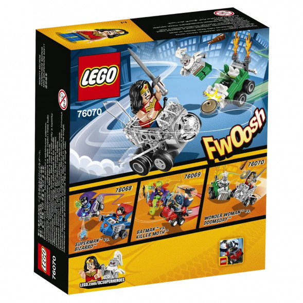 Конструктор LEGO Super Heroes 76070 Mighty Micros: Чудо-женщина против Думсдэя в Мытище