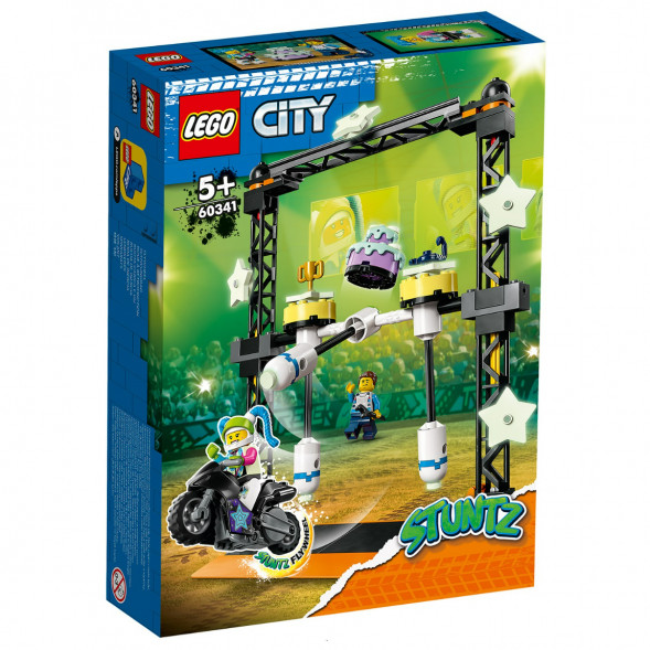 Конструктор LEGO City 60341 Трюковое испытание «Нокдаун» в Мытище