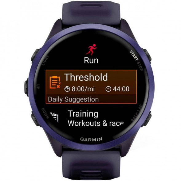 Умные часы Garmin Forerunner 570 47 мм Indigo Aluminium/Translucent Imperial Purple/Indigo 010-02971-02 в Мытище