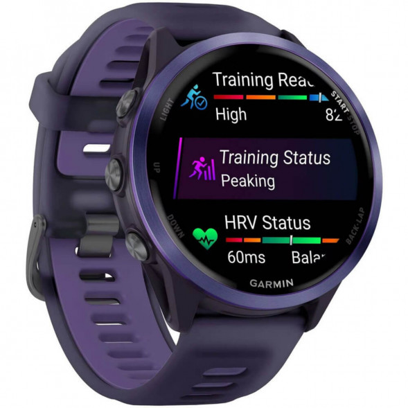 Умные часы Garmin Forerunner 570 47 мм Indigo Aluminium/Translucent Imperial Purple/Indigo 010-02971-02 в Мытище