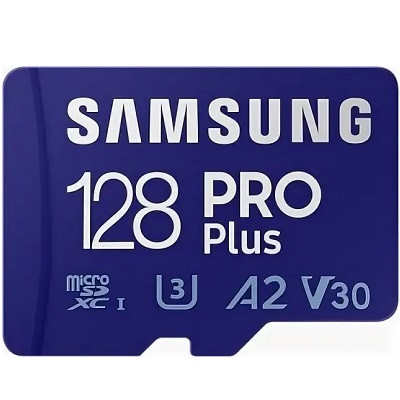 Карта памяти micro SDXC 128Gb Samsung PRO Plus U3 A2 V30 180/130MB/s (MB-MD128G-K) в Мытище