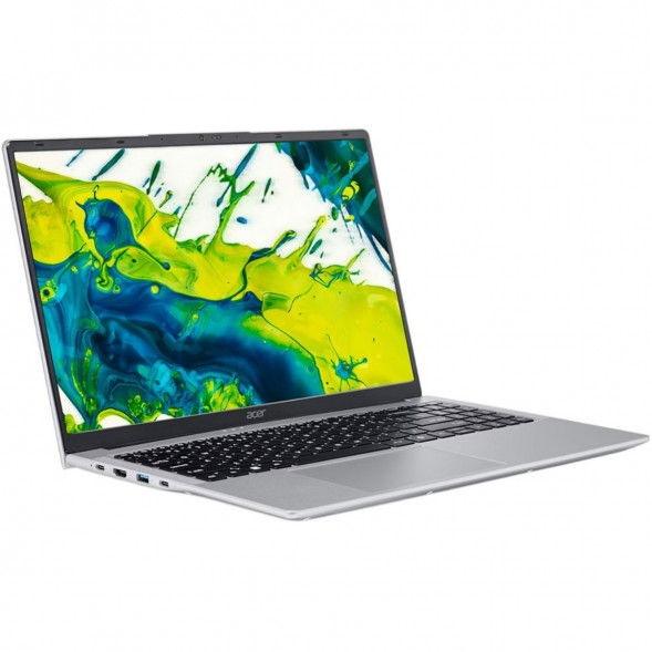 Ноутбук Acer Aspire Lite 15 AL15-54P-590V (15.6&amp;quot;, IPS, Intel Core Ultra 5, 8 ядер, 16 ГБ LPDDR5, 512 ГБ SSD, Intel Graphics), серебристый в Мытище