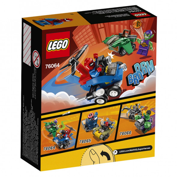 Конструктор LEGO Super Heroes 76064 Человек‑паук против Зелёного Гоблина в Мытище
