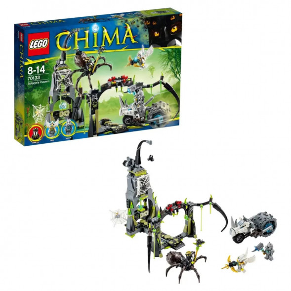 Конструктор LEGO Legends Of Chima 70133 Пещера Спинлина в Мытище