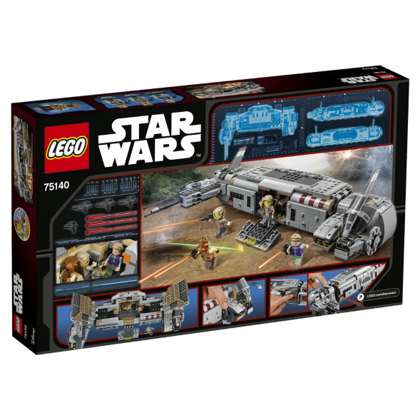 Конструктор LEGO Star Wars 75140 Военный транспорт Сопротивления в Мытище