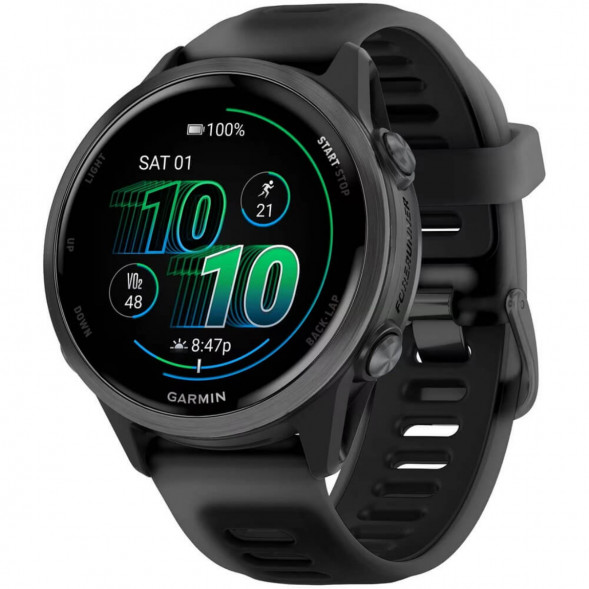 Умные часы Garmin Forerunner 570 42 мм Slate Grey Aluminium/Translucent Black 010-02970-00 в Мытище