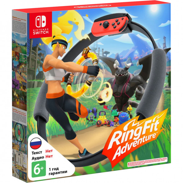 Ring Fit Adventure (Игра + контроллер Ring-Con + ремень на ногу Belt) [Nintendo Switch, английская версия] в Мытище