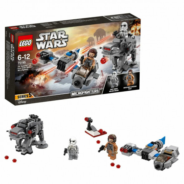 Конструктор LEGO Star Wars 75195 Бой пехотинцев Первого Ордена против спидера на лыжах в Мытище