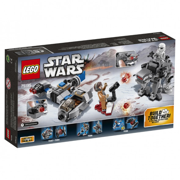 Конструктор LEGO Star Wars 75195 Бой пехотинцев Первого Ордена против спидера на лыжах в Мытище