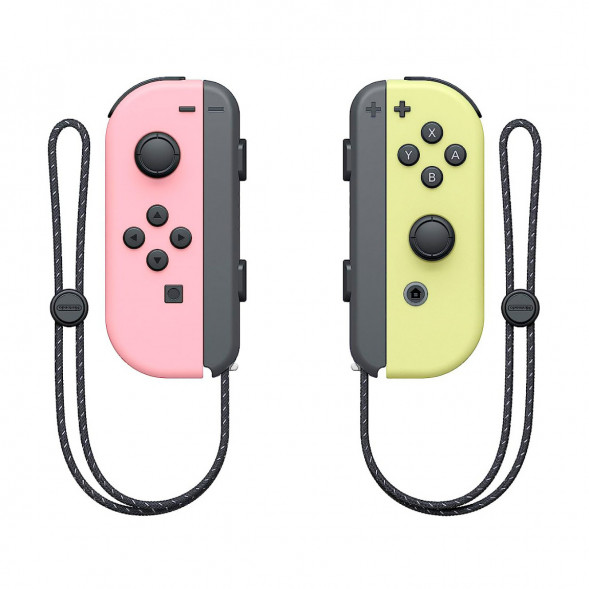 Геймпад Nintendo Switch Joy-Con controllers Duo, пастельный розовый / пастельный жёлтый в Мытище