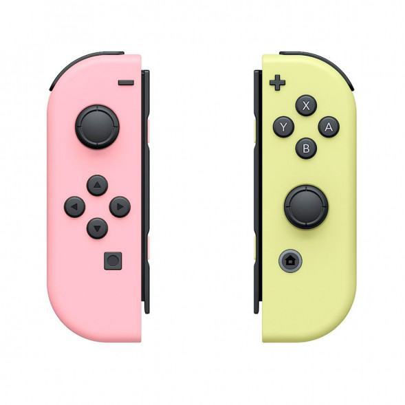 Геймпад Nintendo Switch Joy-Con controllers Duo, пастельный розовый / пастельный жёлтый в Мытище