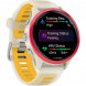 Умные часы Garmin Forerunner 570 42 мм Raspberry Aluminium/Translucent Bone/Mango 010-02970-02 в Мытище