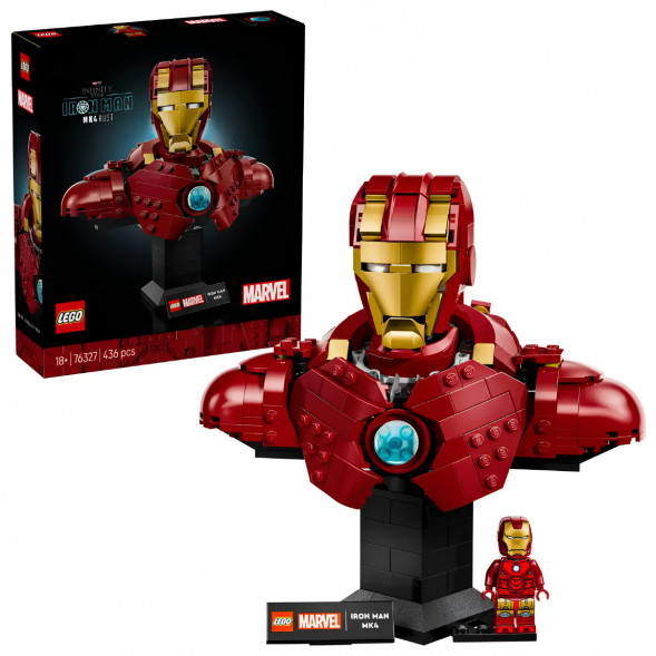 Конструктор LEGO Super Heroes 76327 Бюст Железного человека MK4 в Мытище