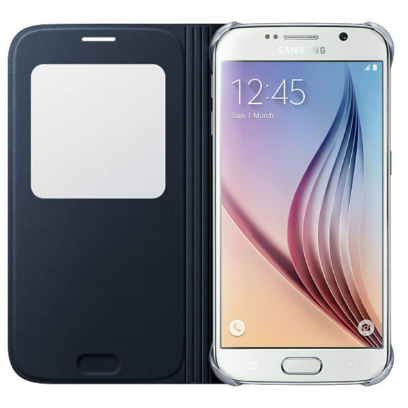 Чехол для Samsung Galaxy S6 S-View Cover (EF-CG920BBE), Black в Мытище