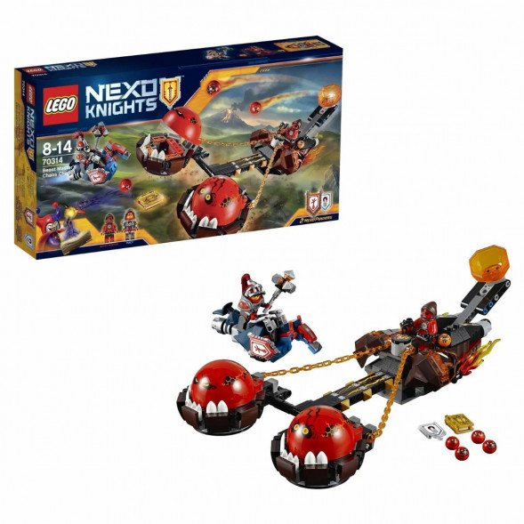 Конструктор LEGO Nexo Knights 70314 Безумная колесница Укротителя в Мытище