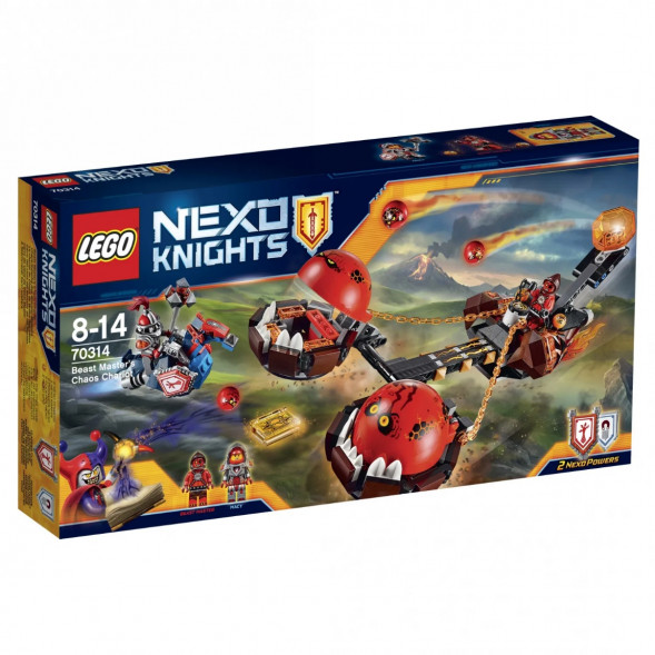 Конструктор LEGO Nexo Knights 70314 Безумная колесница Укротителя в Мытище