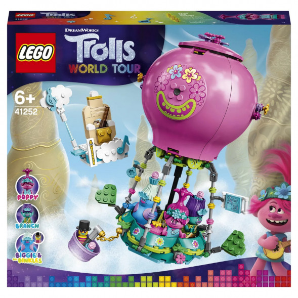 Конструктор LEGO Trolls 41252 Путешествие Розочки на воздушном шаре в Мытище