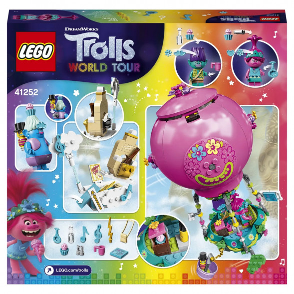 Конструктор LEGO Trolls 41252 Путешествие Розочки на воздушном шаре в Мытище