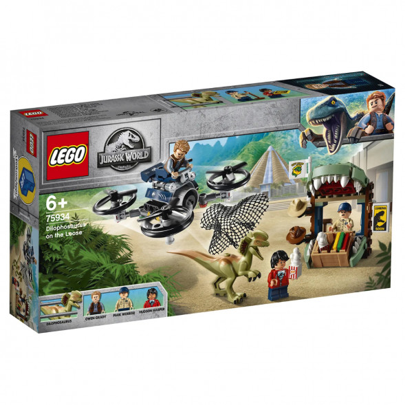 Конструктор LEGO Jurassic World 75934 Побег дилофозавра в Мытище