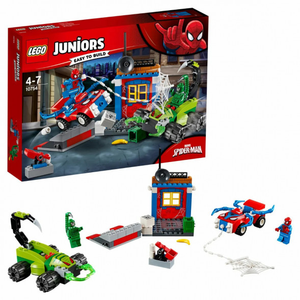 Конструктор LEGO Juniors 10754 Решающий бой Человека-паука против Скорпиона в Мытище
