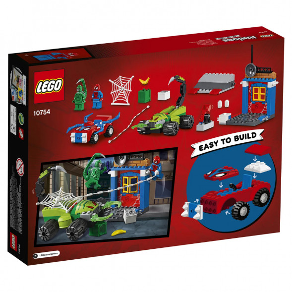 Конструктор LEGO Juniors 10754 Решающий бой Человека-паука против Скорпиона в Мытище