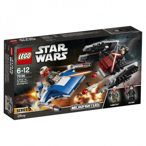 Конструктор LEGO Star Wars 75196 Истребитель типа A против бесшумного истребителя СИД в Мытище