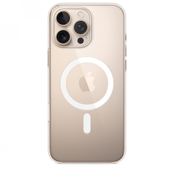 Чехол Apple Clear Case with MagSafe для iPhone 16 Pro Max, прозрачный (MA7F4ZM/A) в Мытище