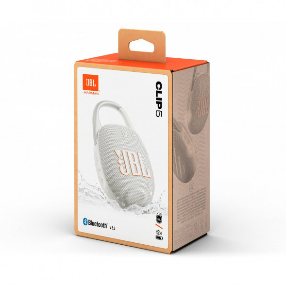 Портативная колонка JBL Clip 5, White в Мытище