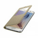 Чехол для Samsung Galaxy S6 S-View Cover (EF-CG920BFE), Gold в Мытище