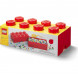 Пластиковый кубик для хранения LEGO Creator 4004, красный в Мытище
