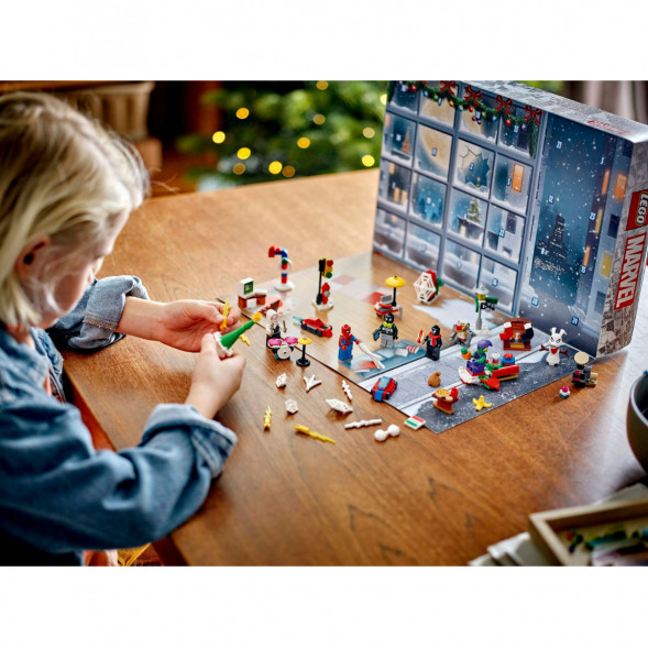 Конструктор LEGO Super Heroes 76293 Новогодний календарь Человек-паук, 2024 в Мытище